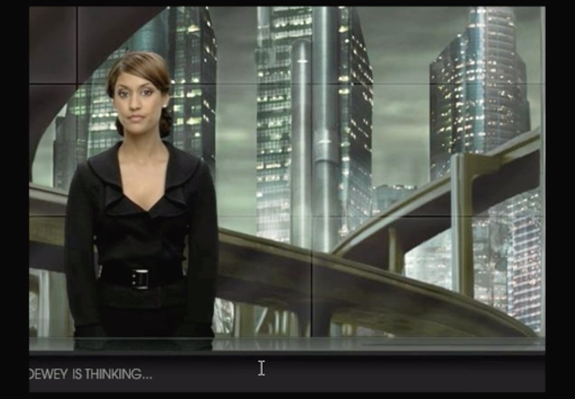 Microsoft Ms. Dewey Search Engine Interface (2006)